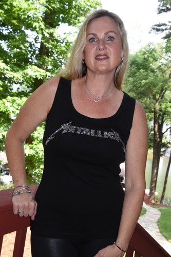 Metallica rhinestone bling