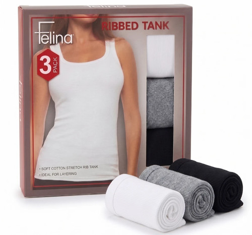 New felina women ribbed - new,